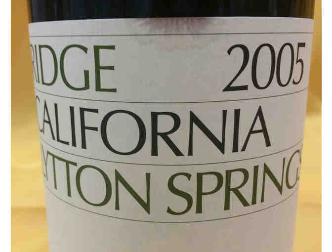 2005 Ridge California, Lytton Springs. 1.5L Bottle