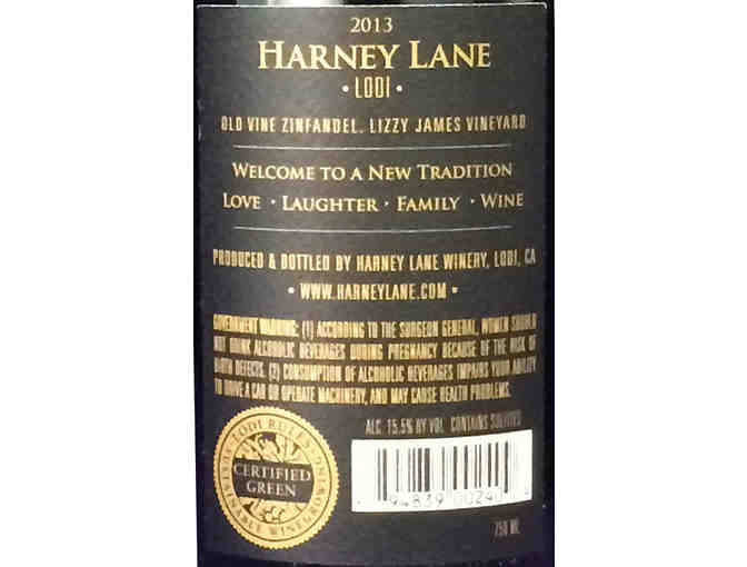 Harney Lane Winery - Two Wines in a Wooden Box + Tour & Tasting for 6 Guests