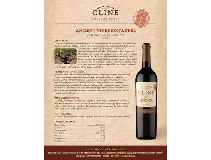 Cline Family Cellars - Two 1.5L 2013 Ancient Vine Zinfandel, Contra Costa County