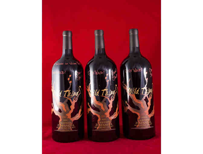 Three Wild Thing Magnums Signed by Carol Shelton