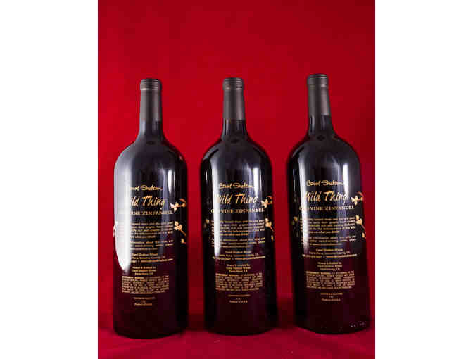 Three Wild Thing Magnums Signed by Carol Shelton