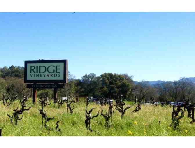 Ridge Vineyards Private Tasting for 8