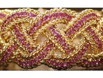 Gold & Ruby Bracelet by Tiffany's