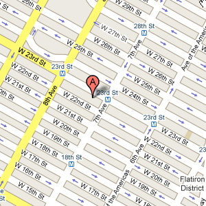 Gotham Comedy Club Map