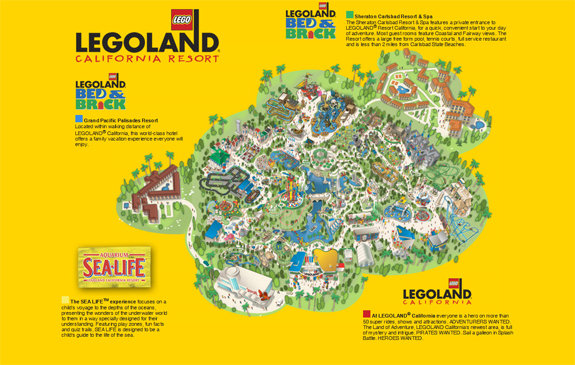 Map of Legoland