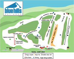 Ski Blue Hills Map