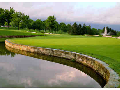 One Round of Golf for Three Players with Carts at Beautiful St. Clair Country Club