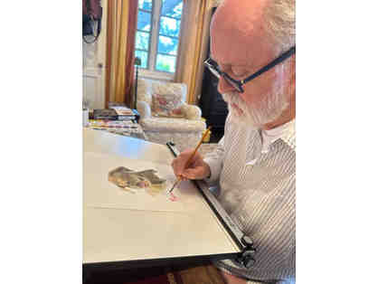 Let John Lithgow create a personalized watercolor painting of your dog